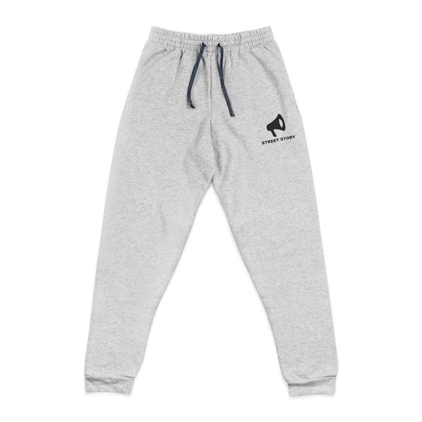 Wear Loud Joggers - Embroidered Street Story — Athletic heather
