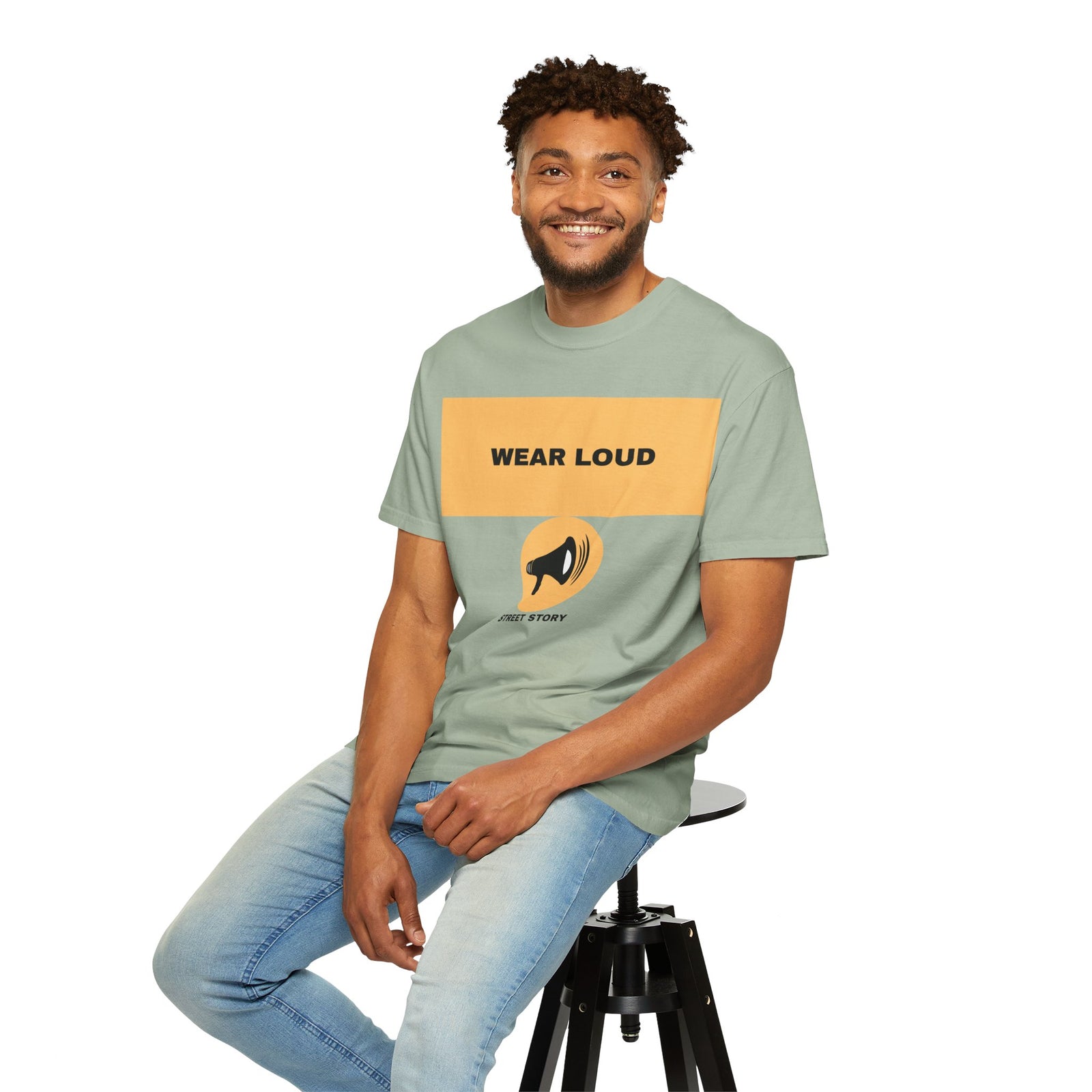 Wear Loud Graphic T-Shirt — Megaphone Street Story Tee
