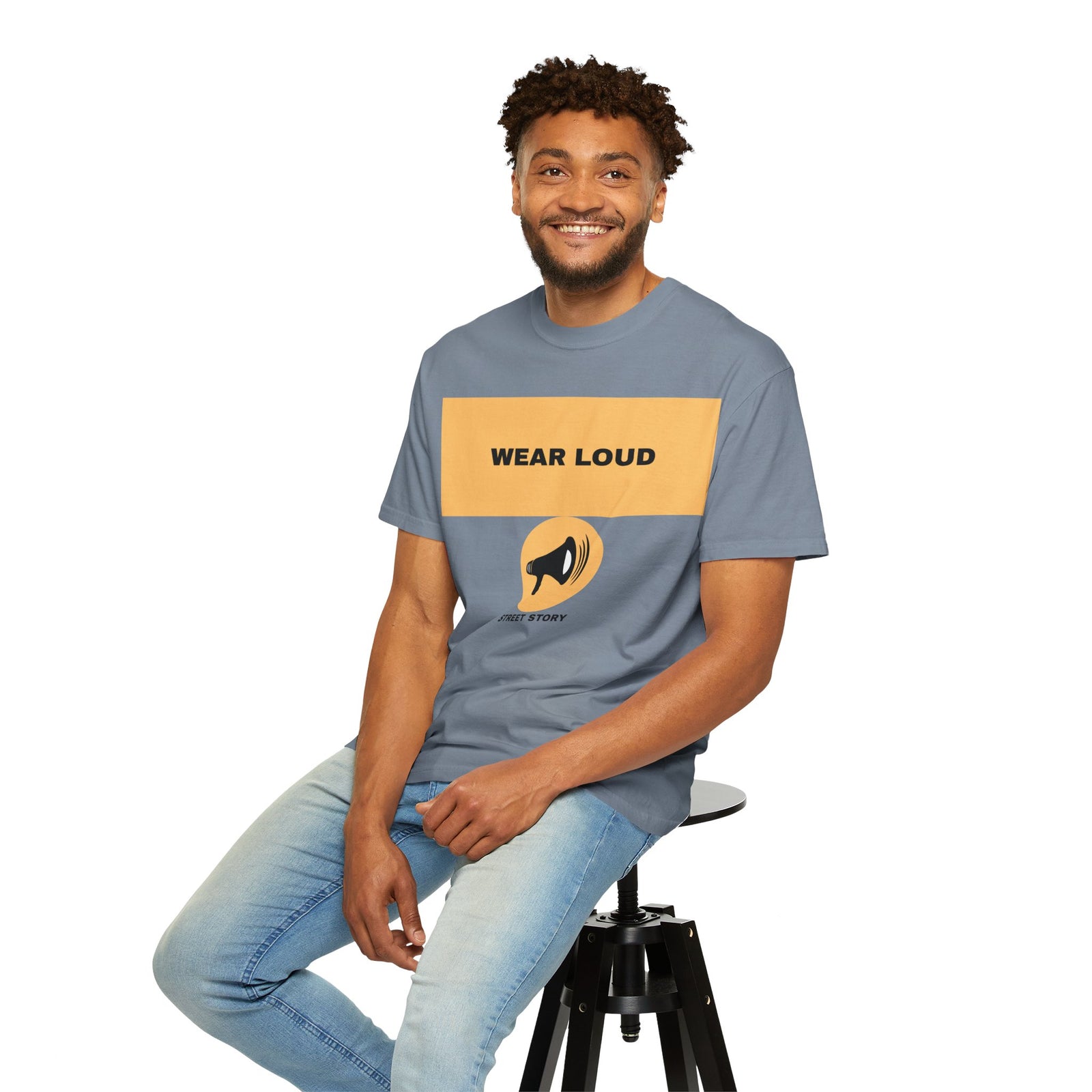 Wear Loud Graphic T-Shirt — Megaphone Street Story Tee