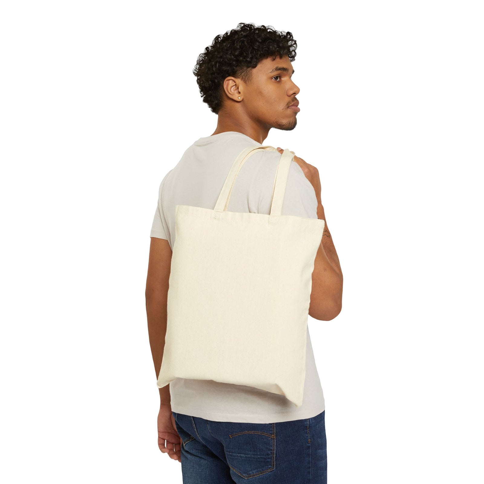 Cotton Canvas Tote Bag — Natural