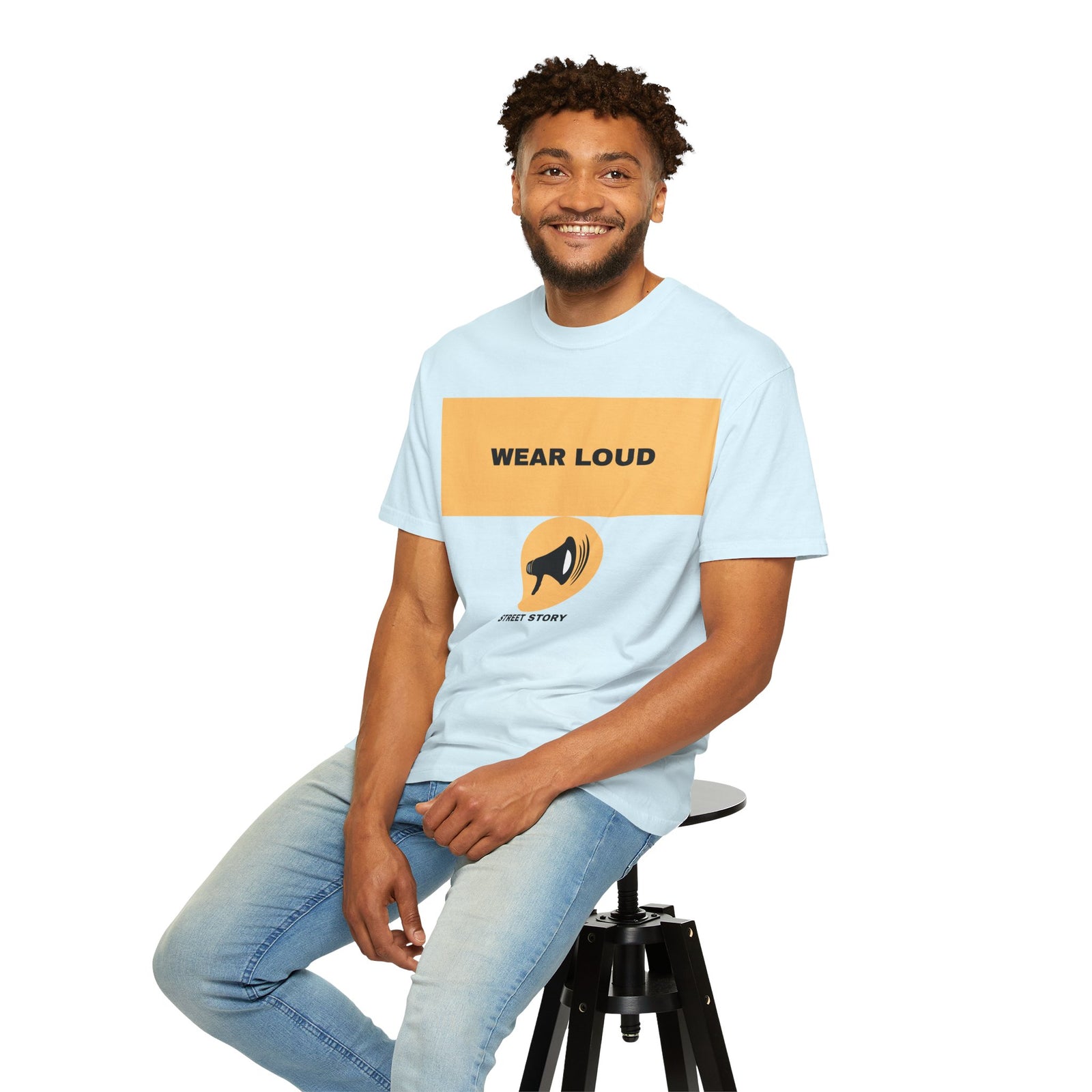 Wear Loud Graphic T-Shirt — Megaphone Street Story Tee