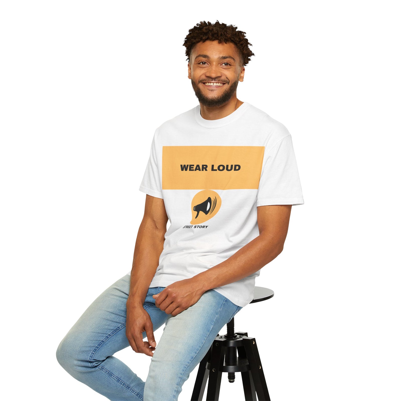 Wear Loud Graphic T-Shirt — Megaphone Street Story Tee